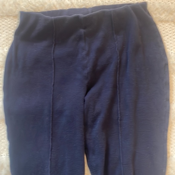 Vintage stirrup pants black leggings cotton spandex elastic waist women’s size M - Picture 3 of 6